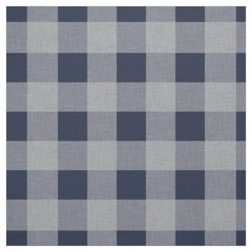 Blue Gray Checked Pattern | Lumberjack Plaid Fabric