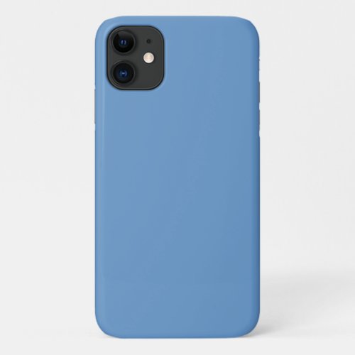 Blue_gray Crayola solid color  iPhone 11 Case