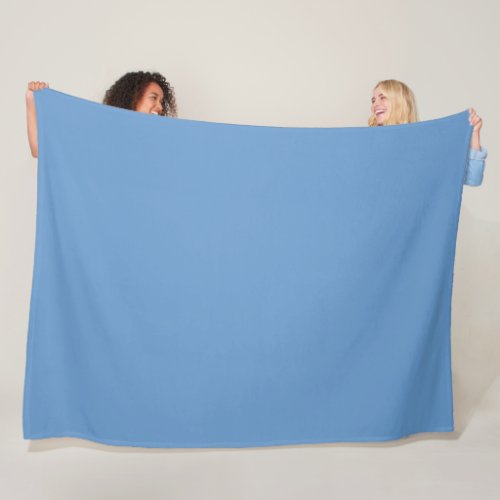 Blue_gray Crayola solid color  Fleece Blanket