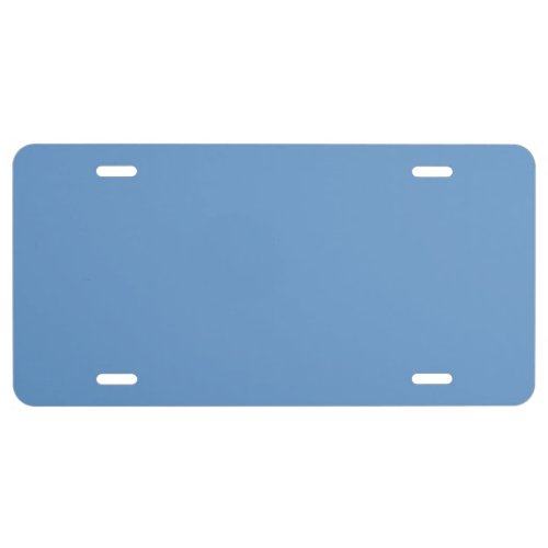 Blue_gray Crayola solid color  License Plate
