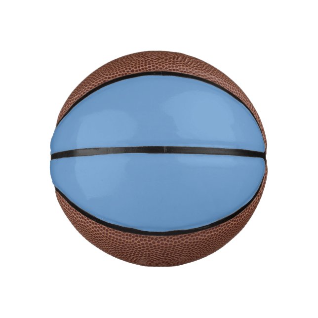 Blue-gray (Crayola) (solid color)  Mini Basketball (Front)