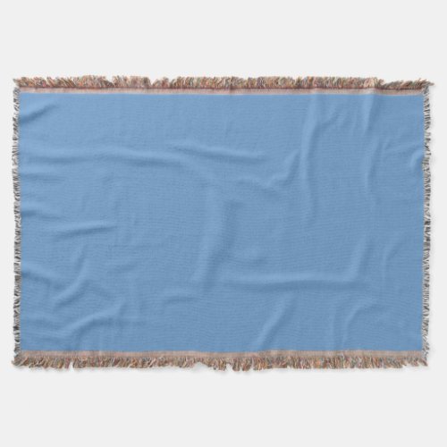 Blue_gray Crayola solid color  Throw Blanket