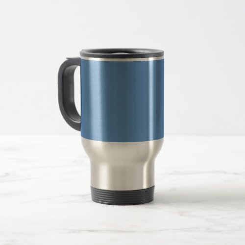 Blue_gray Crayola solid color  Travel Mug