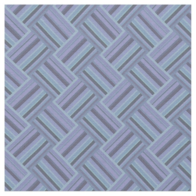 Blue-gray diagonal stripes weave pattern fabric (Close Up)