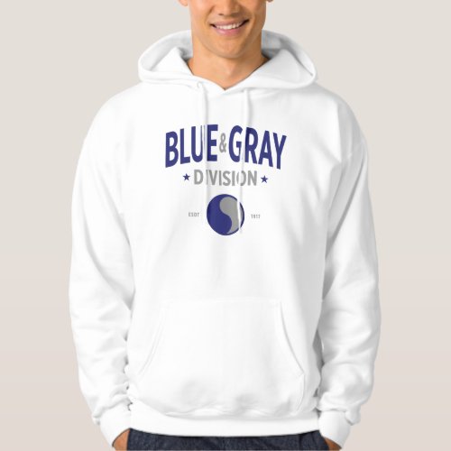 Blue  Gray Division _ 29th Infantry Division Hoodie