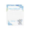Blue Gray Elephant Shower New Parents Advice Cards
