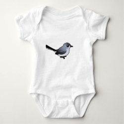 Birdorable Blue-gray Gnatcatcher Baby Jersey Bodysuit