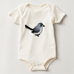 Birdorable Blue-gray Gnatcatcher Infant Organic Creeper