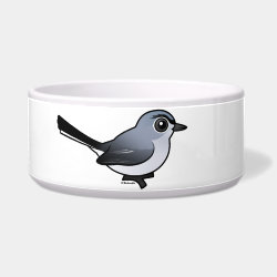 Birdorable Blue-gray Gnatcatcher Dog Bowl