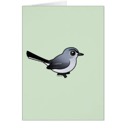 Birdorable Blue-gray Gnatcatcher Greeting Card