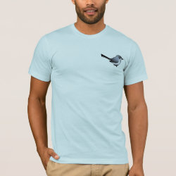 Birdorable Blue-gray Gnatcatcher Men's Basic American Apparel T-Shirt