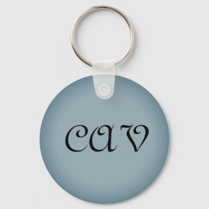 Blue Gray Keychain