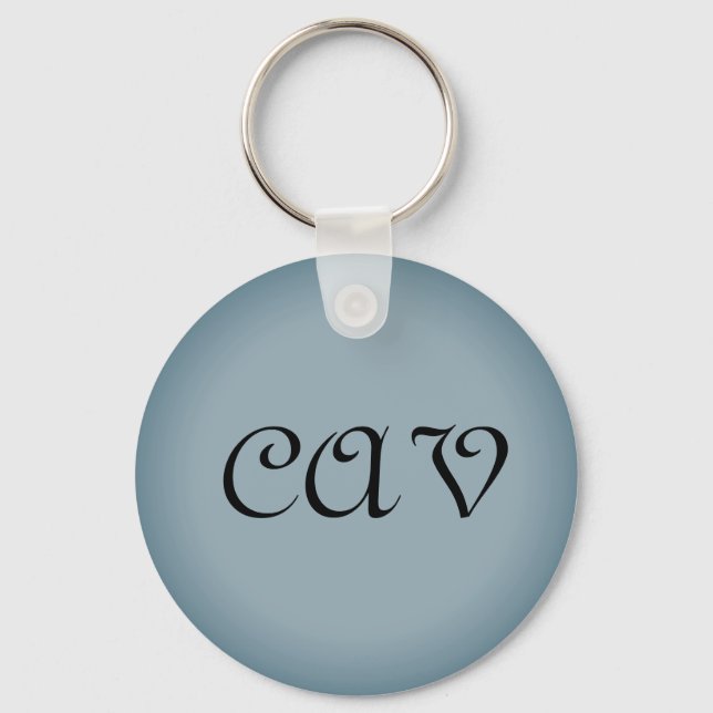 Blue Gray Keychain  (Front)