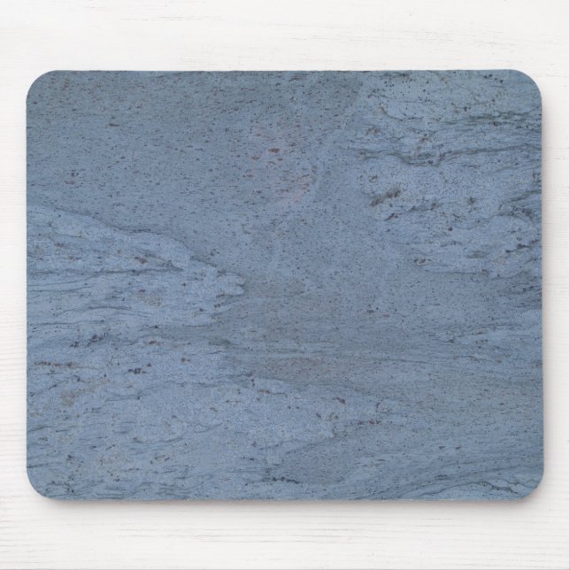 Blue Gray Marble Swirled Mousepad (Front)