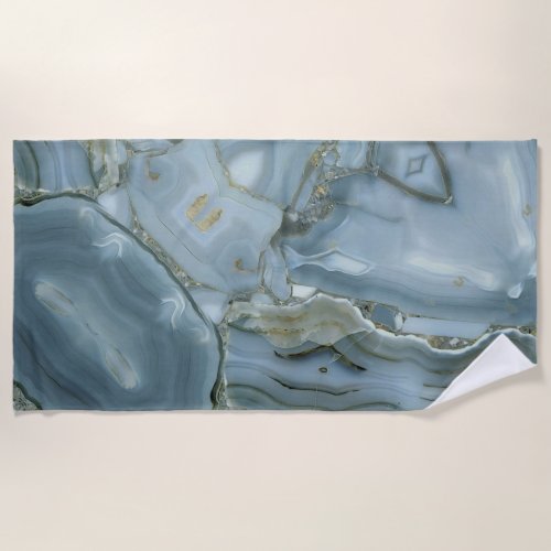 Blue Gray Marble with Gold Vein