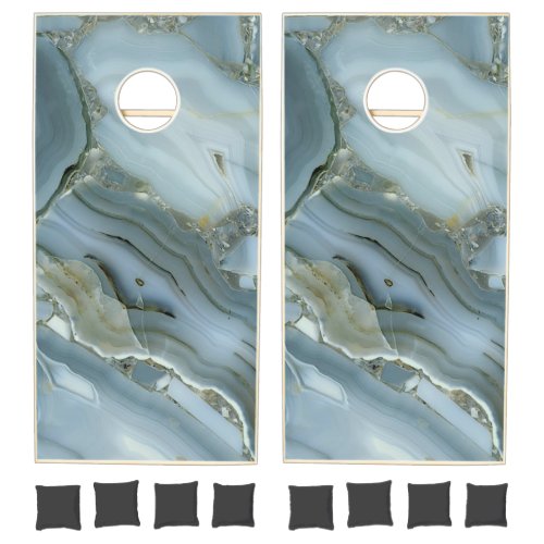 Blue Gray Marble with Gold Vein Regulation