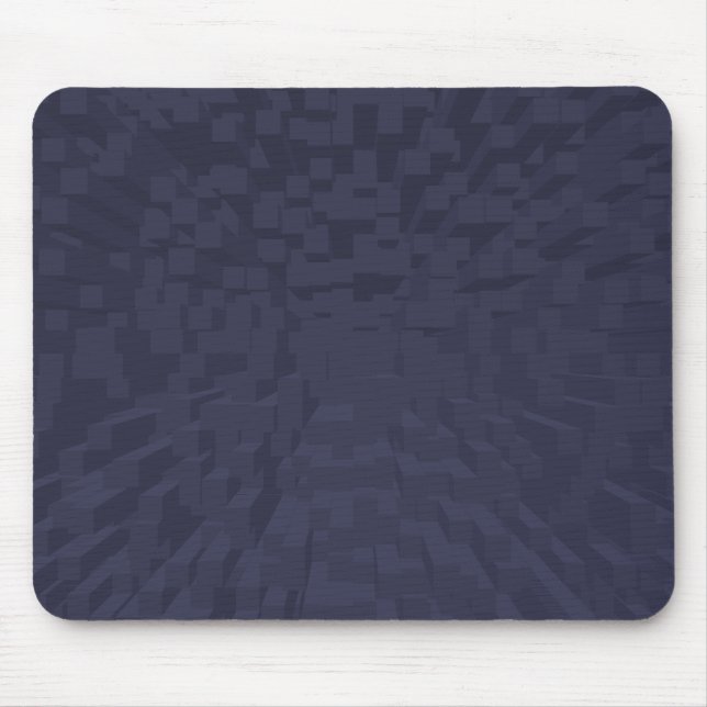 Blue Gray perspective graphic mouse pad (Front)