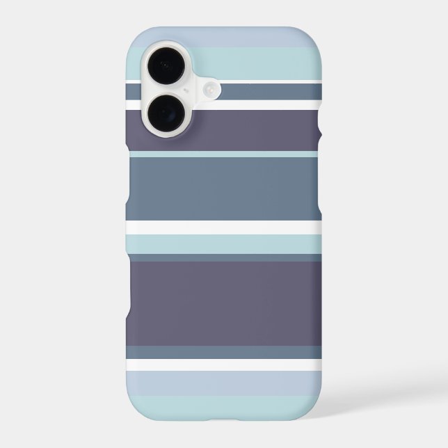 Blue-gray stripes Case-Mate iPhone case (Back)