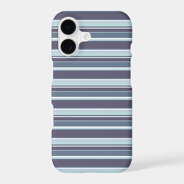 Blue-gray stripes Case-Mate iPhone case (Back)