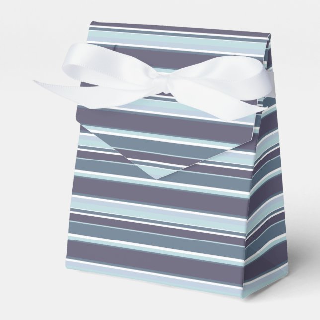 Blue-gray stripes favor boxes (Front Side)