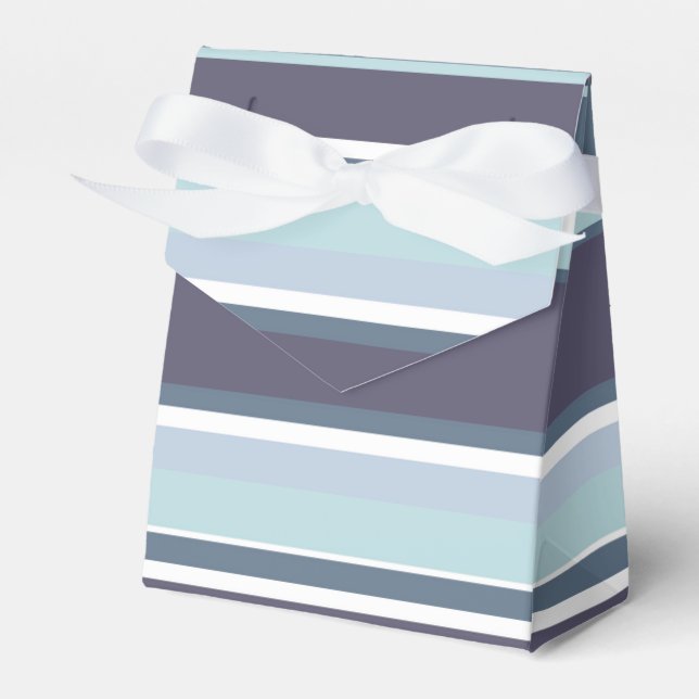 Blue-gray stripes favor boxes (Front Side)