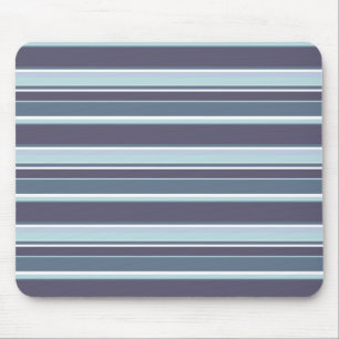Blue-gray stripes mouse pad