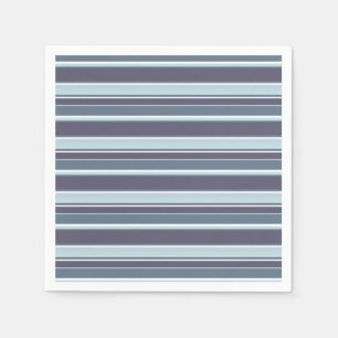 Blue-gray stripes napkins