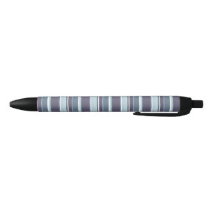 Blue-gray stripes pen