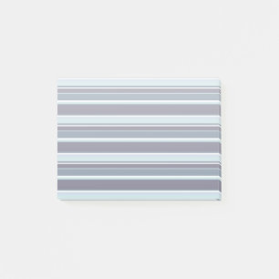 Blue-gray stripes post-it notes