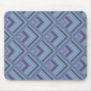 Blue-gray stripes scale pattern mouse pad