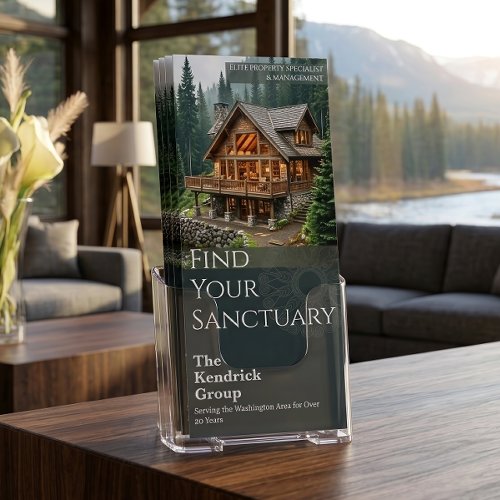 Blue Gray Stylish Real Estate Property Brochure