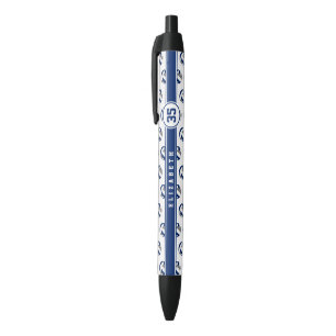 blue gray team colors volleyball player name pen