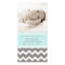 Blue Gray Thank You Baby Shower Photo Cards