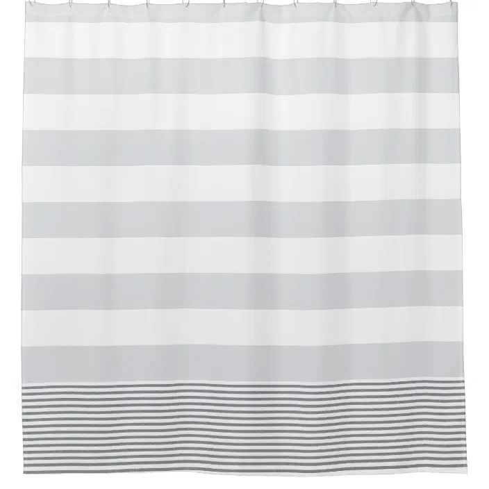 Blue Gray Turkish Stripe Shower Curtain Zazzle Com Blue Gray Turkish Stripe Shower Curtain, Blue And Cream Shower Curtain