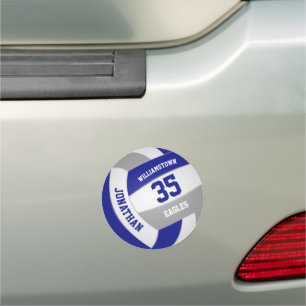 blue gray volleyball gifts for the whole team car magnet
