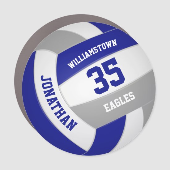blue gray volleyball gifts for the whole team locker magnets