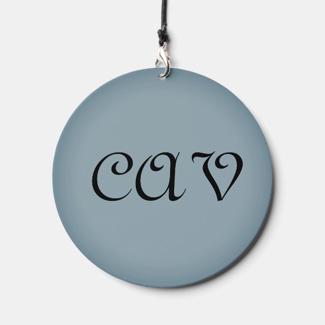 Blue Gray   Wind Chime (Front)