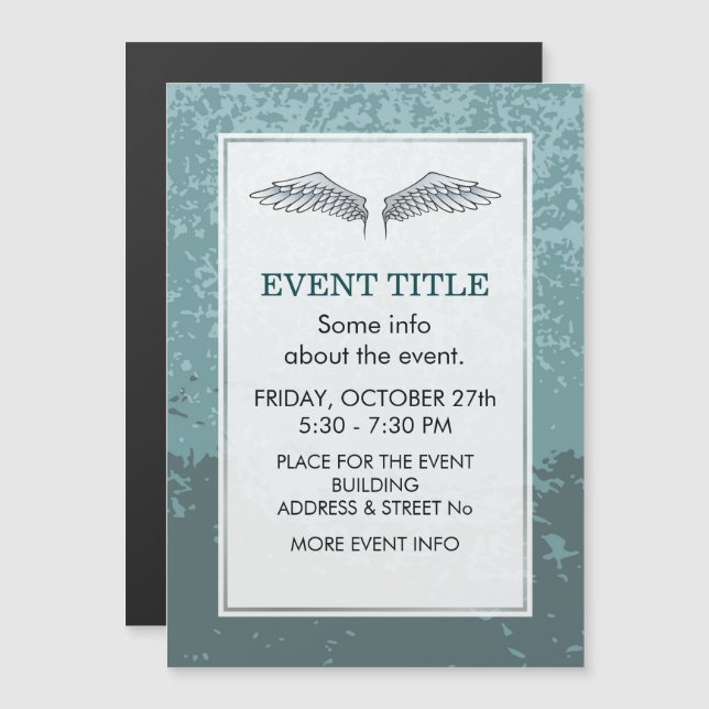 Blue-gray wings (Front/Back)