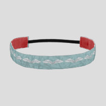 Blue-gray wings athletic headband