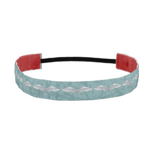 Blue-gray wings athletic headband