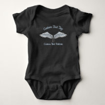 Blue-Gray Wings Baby Bodysuit