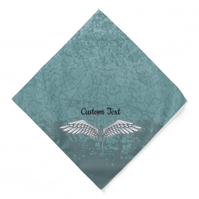 Blue-Gray Wings Bandana (Front)