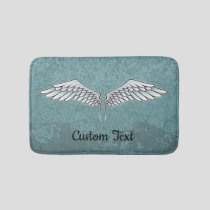 Blue-Gray Wings Bath Mat