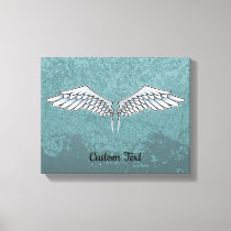 Blue-Gray Wings Canvas Print