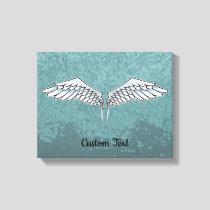 Blue-Gray Wings Canvas Print