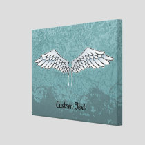 Blue-Gray Wings Canvas Print
