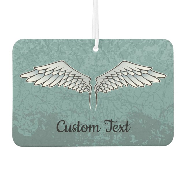 Blue-Gray Wings Car Air Freshener (Front)
