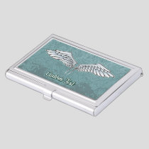 Blue-Gray Wings Case for Business Cards