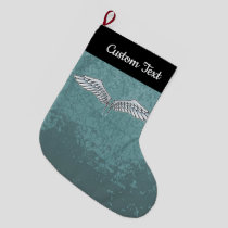 Blue-Gray Wings Christmas Stocking