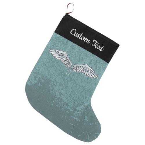 Blue_Gray Wings Christmas Stocking